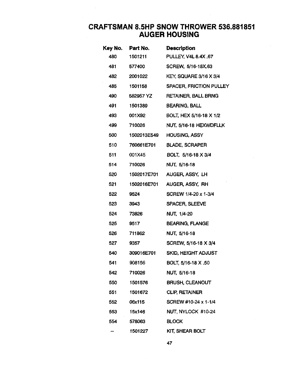 Craftsman 536881851 User Manual | Page 47 / 100