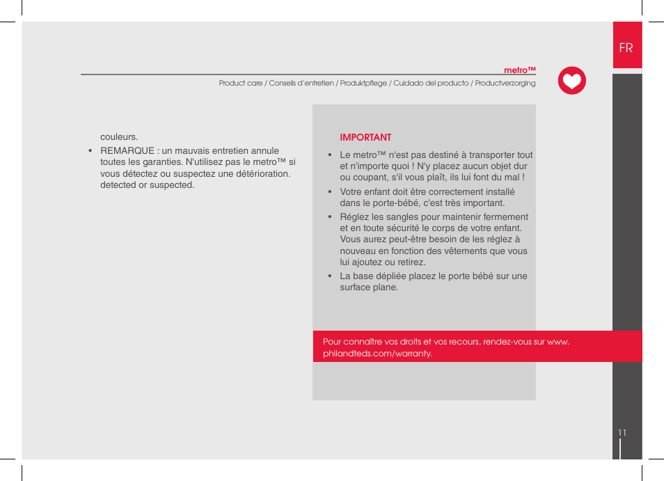 phil&teds metro 2014 User Manual | Page 11 / 32