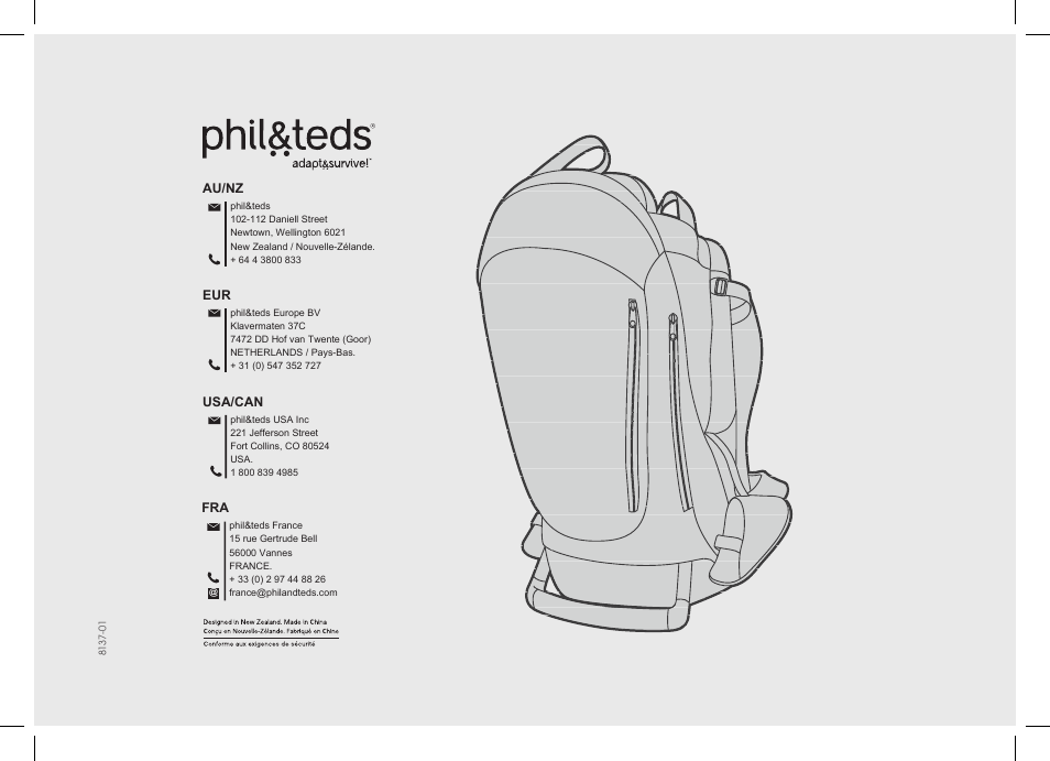 phil&teds metro 2014 User Manual | Page 32 / 32