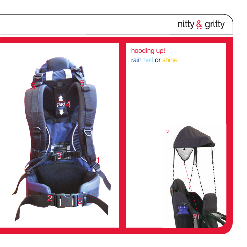 Nitty gritty | phil&teds metro v1 User Manual | Page 5 / 12