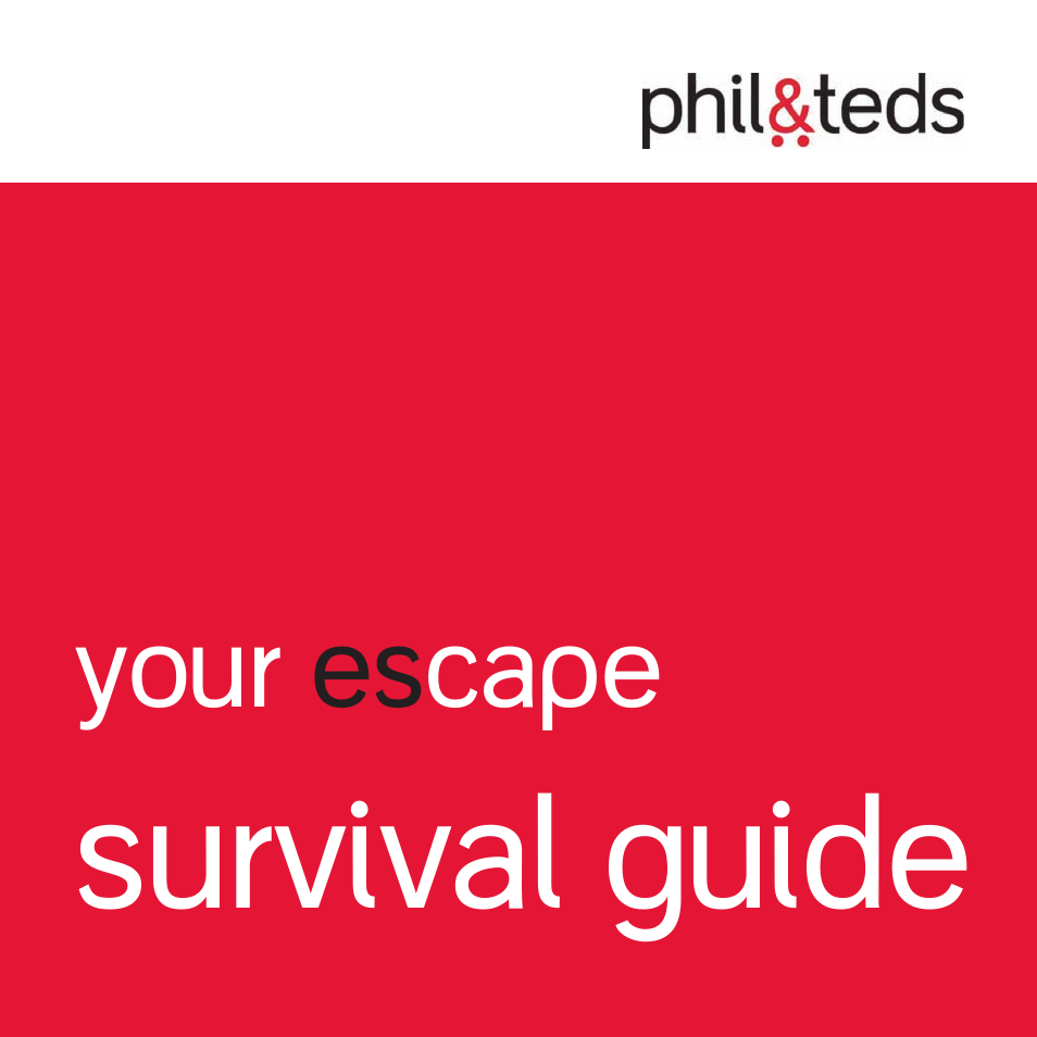 phil&teds escape v1 User Manual | 12 pages