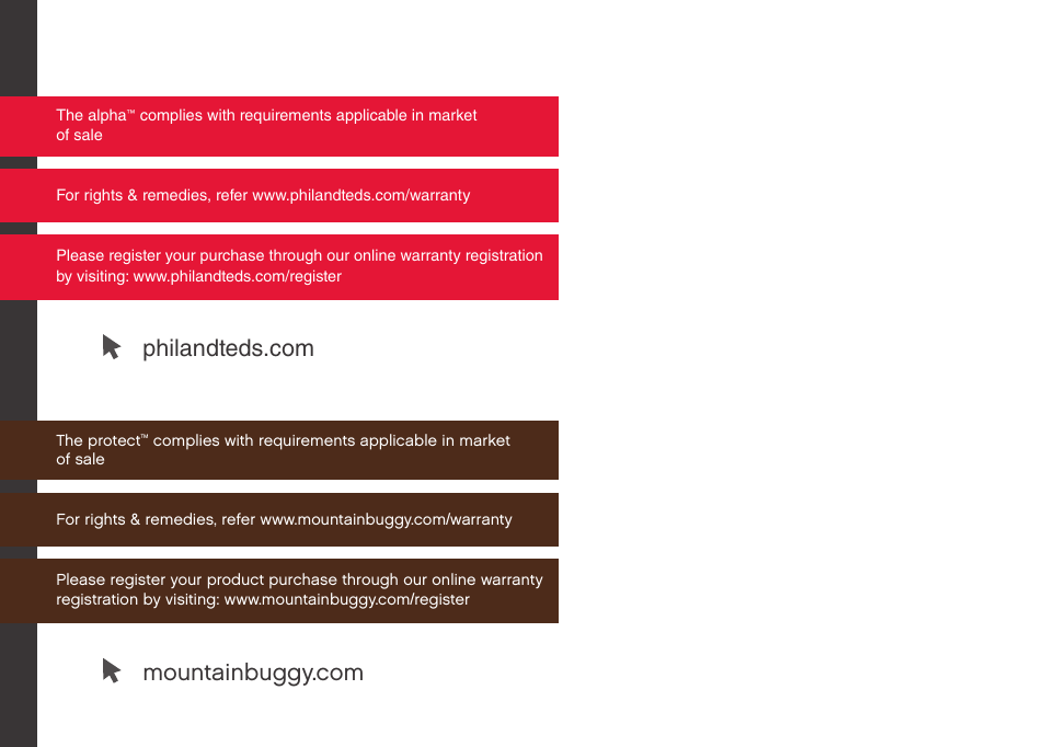 phil&teds alpha User Manual | Page 2 / 28