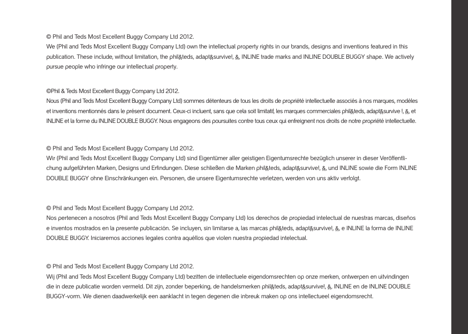 phil&teds alpha User Manual | Page 27 / 28