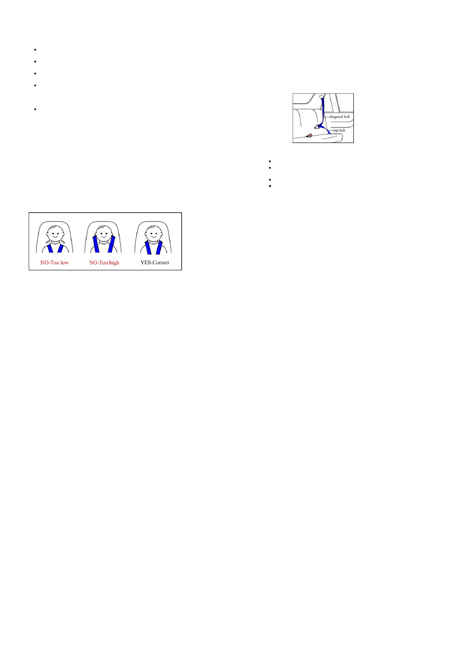 Unfastening the harness, The type of approved seat belt you must have | phil&teds bebe User Manual | Page 3 / 5