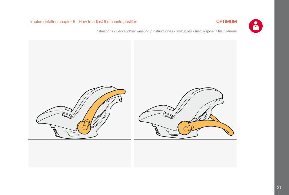 70 mm | phil&teds optimum User Manual | Page 23 / 44