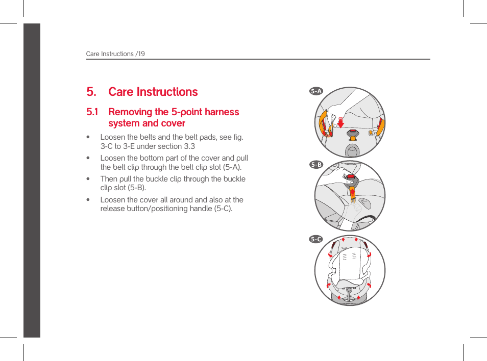 Care instructions | phil&teds evolution User Manual | Page 20 / 26