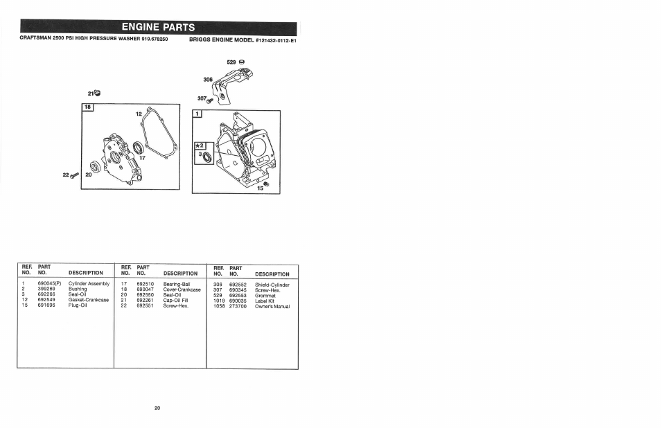 Craftsman 919.678250 User Manual | Page 20 / 64