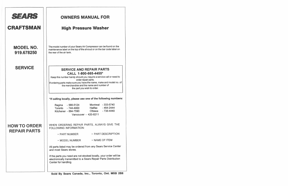 Troubleshooting | Craftsman 919.678250 User Manual | Page 31 / 64