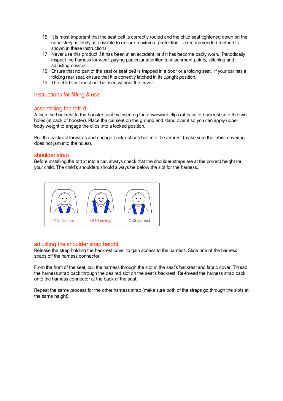 phil&teds tott XT v1 User Manual | Page 3 / 8