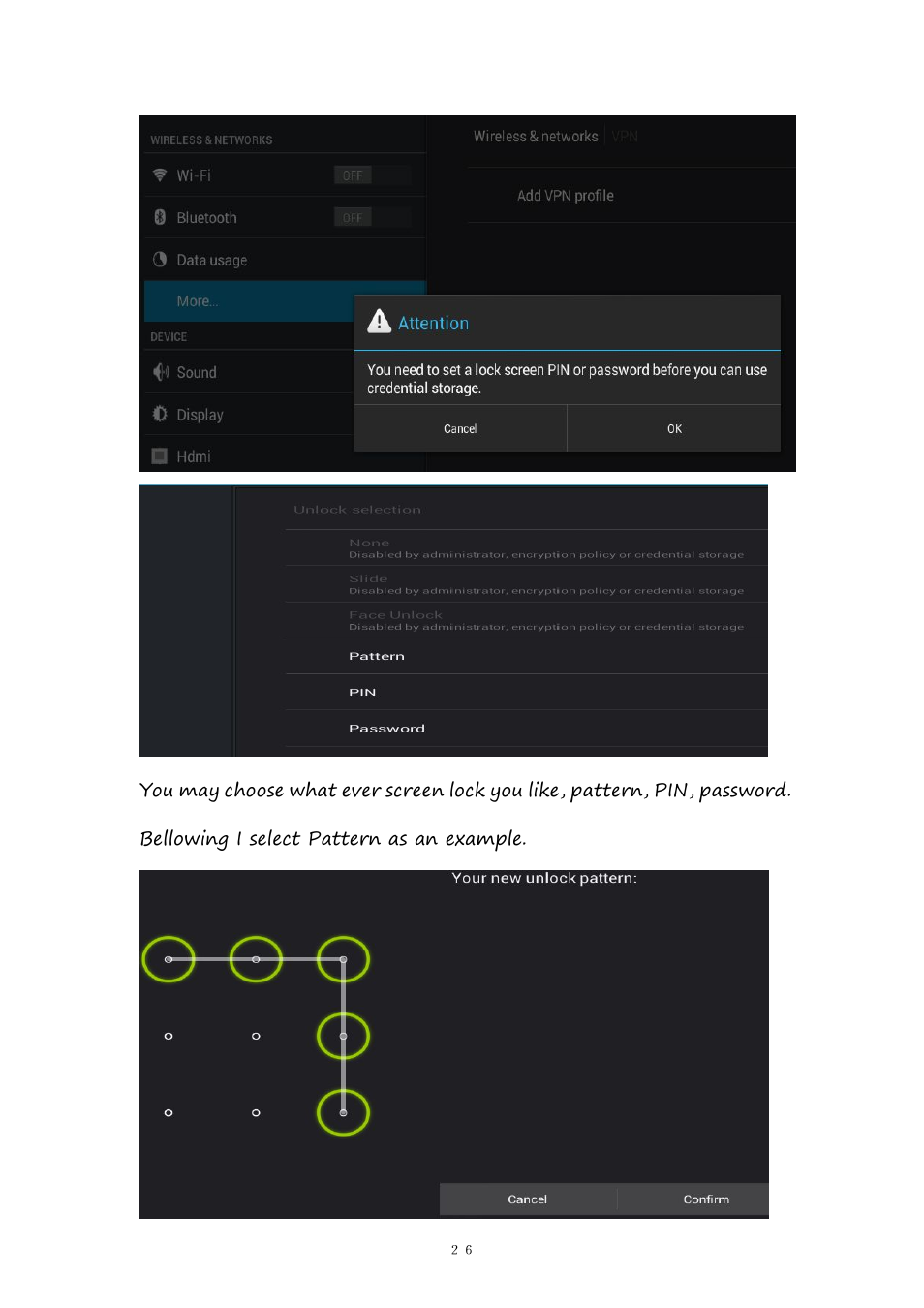 PiPO Pad-P1 User Manual | Page 26 / 38