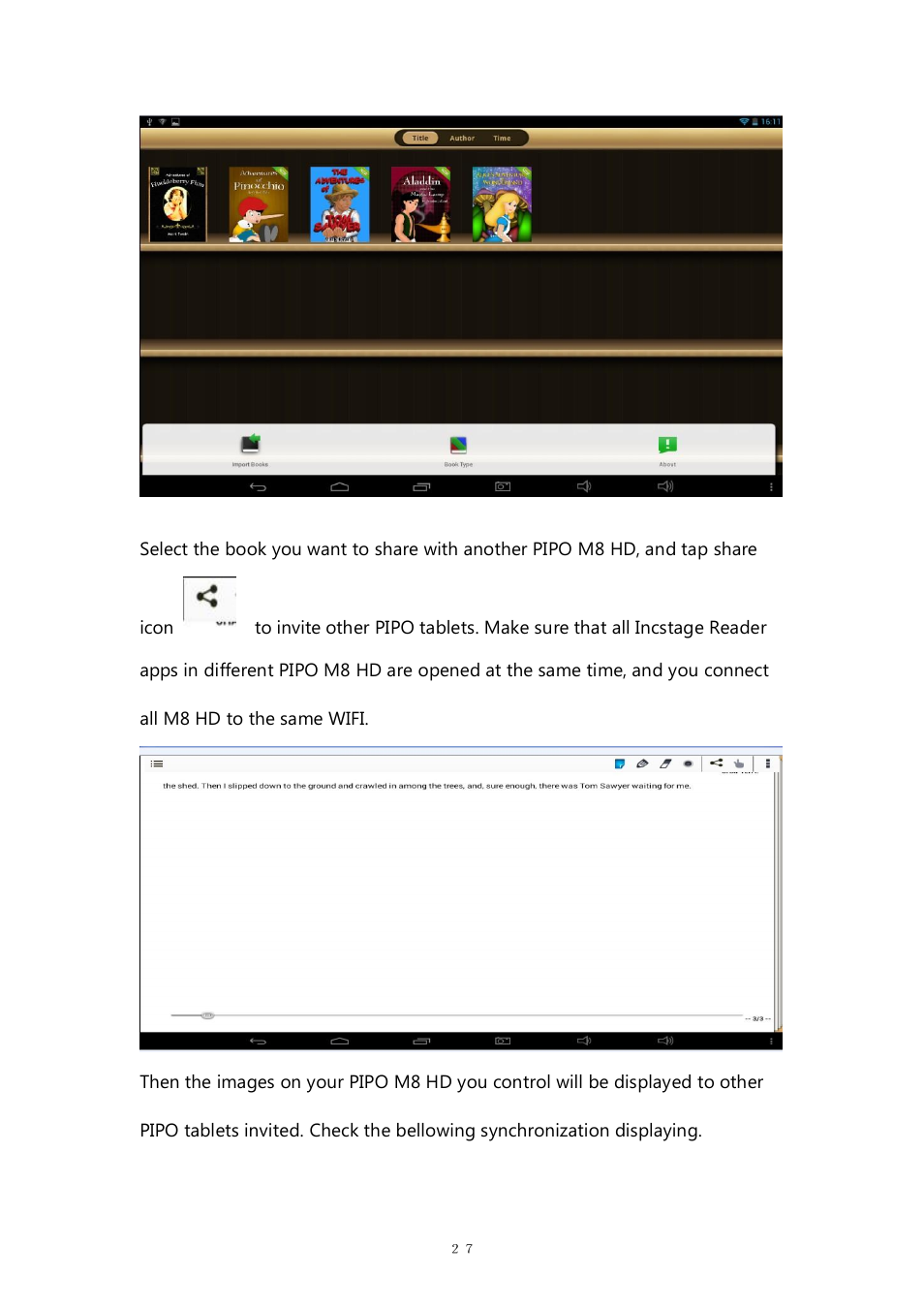 PiPO M8HD User Manual | Page 27 / 42