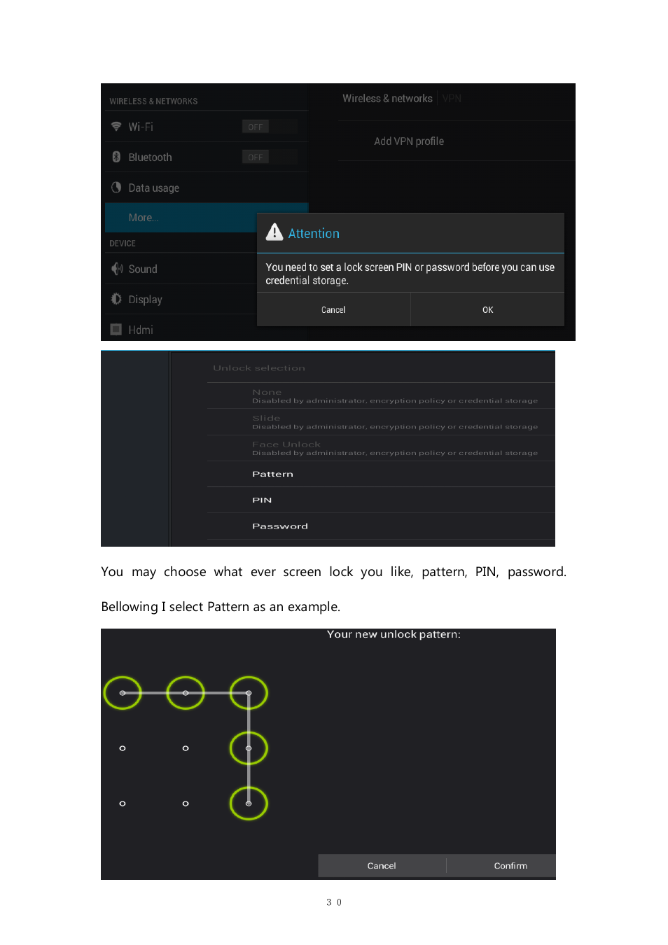 PiPO M8HD User Manual | Page 30 / 42