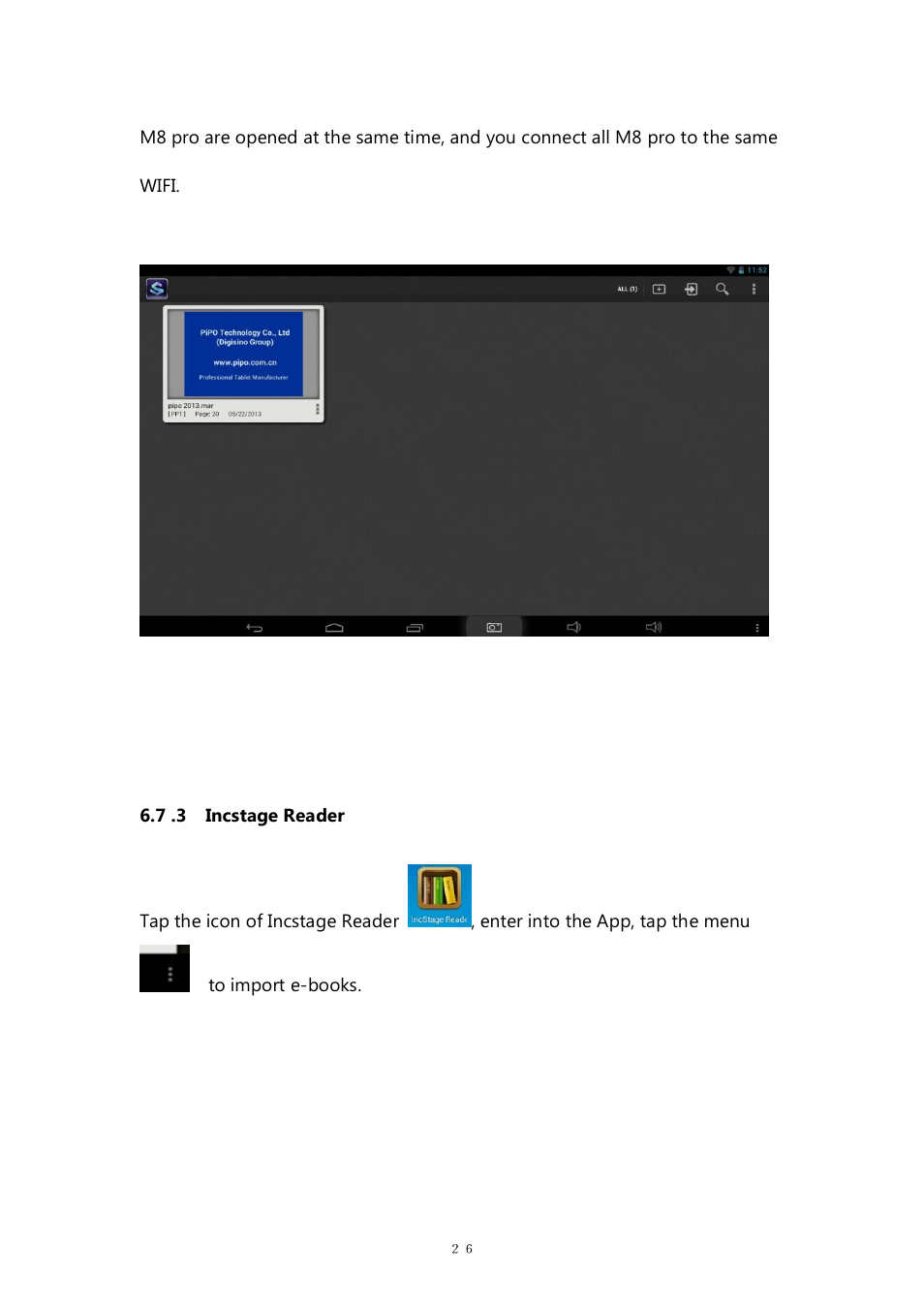 PiPO M6 pro User Manual | Page 26 / 42