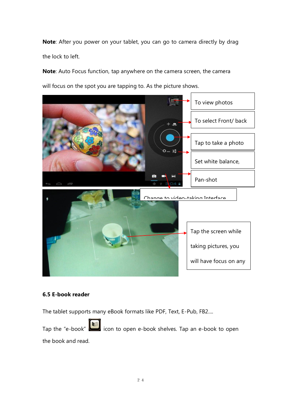 5 e-book reader | PiPO M9 pro OTA User Manual | Page 24 / 45