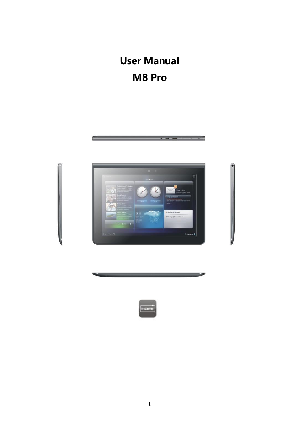 PiPO M8 pro User Manual | 36 pages