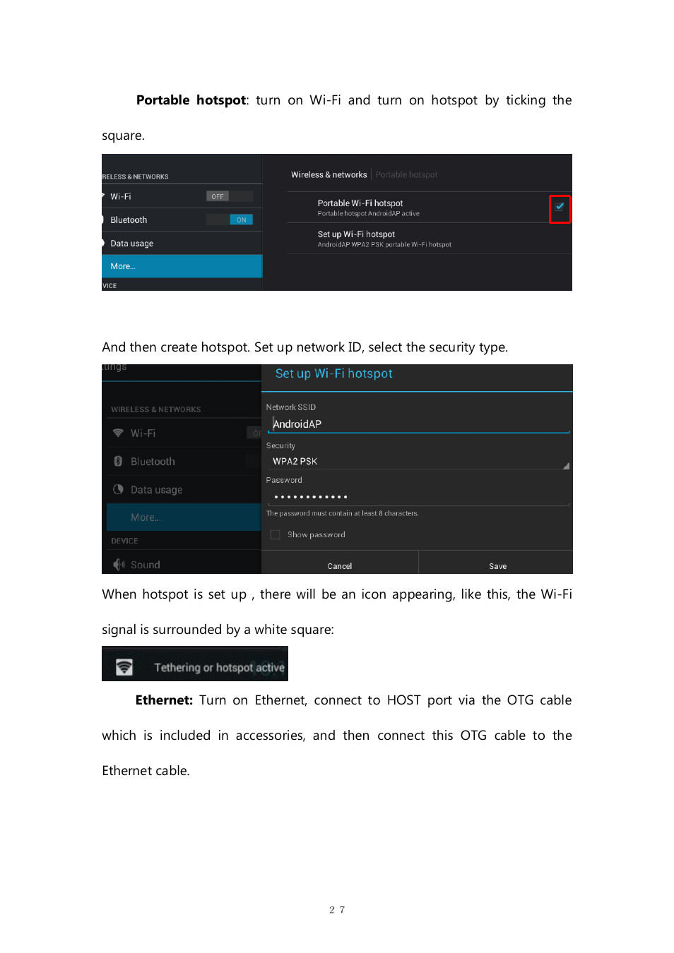 PiPO M8 pro User Manual | Page 27 / 36