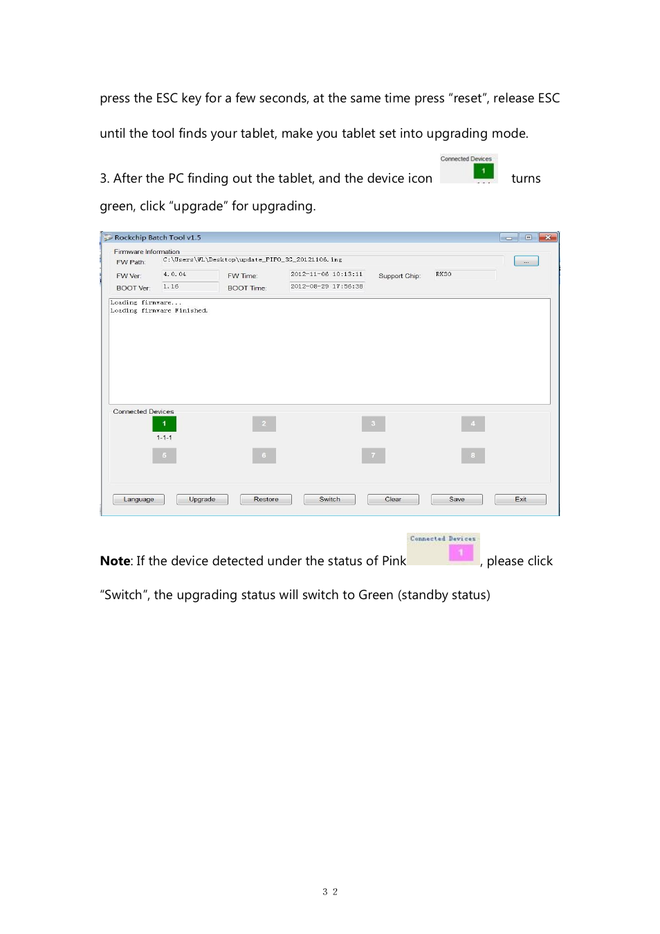 PiPO M8 pro User Manual | Page 32 / 36