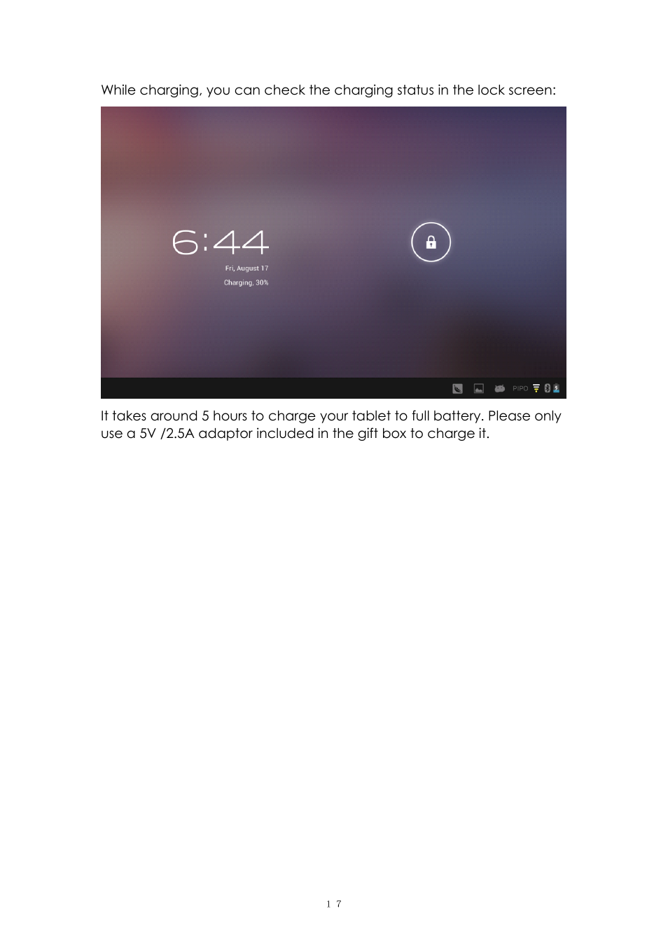 PiPO U1 User Manual | Page 17 / 18