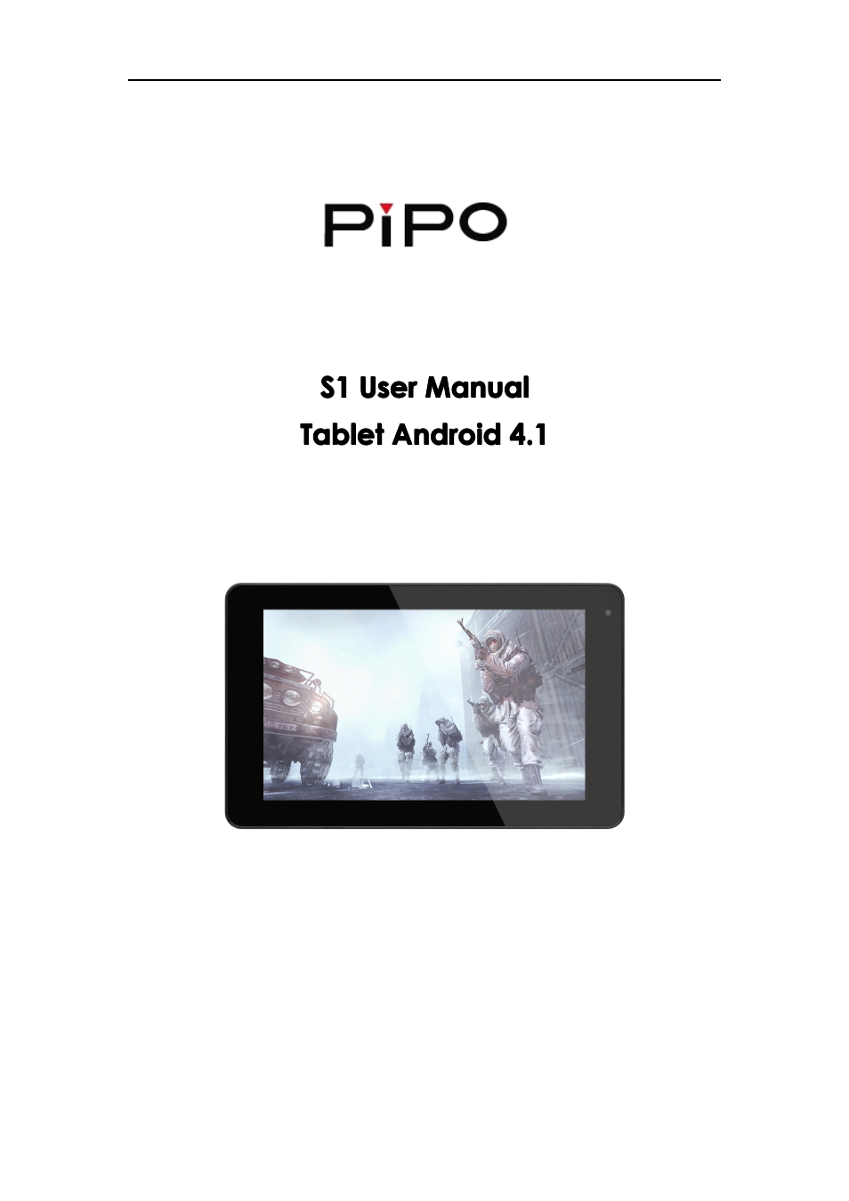 PiPO S1 User Manual | 18 pages