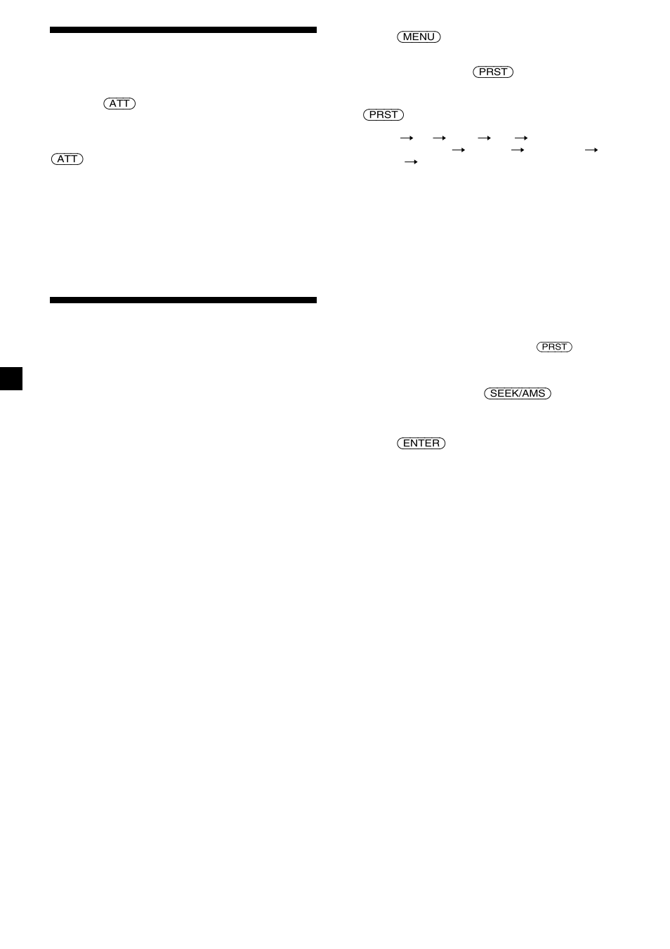 20 attenuating the sound, Changing the sound and display settings | Sony CDX-4000RV  RU User Manual | Page 20 / 124