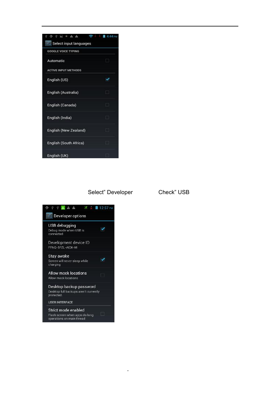 Android phone data cable links | PiPO KS8000 User Manual | Page 23 / 30
