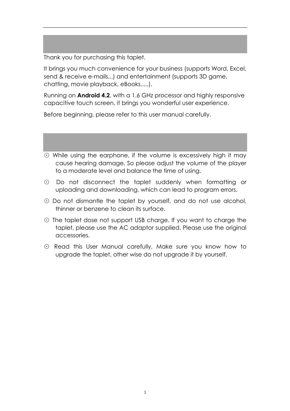 PiPO Max-M1 pro User Manual | Page 3 / 31