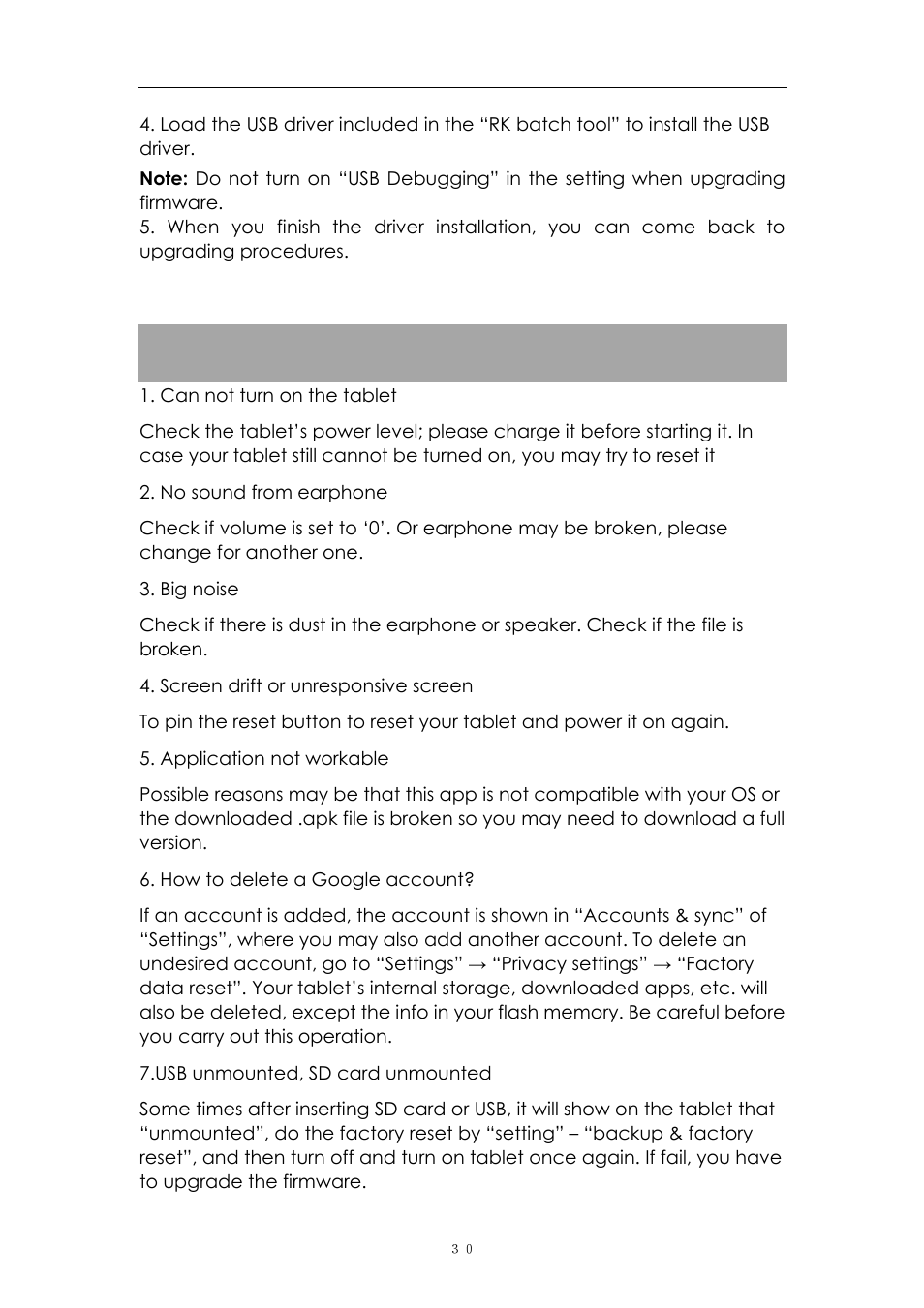 PiPO Max-M1 pro User Manual | Page 30 / 31
