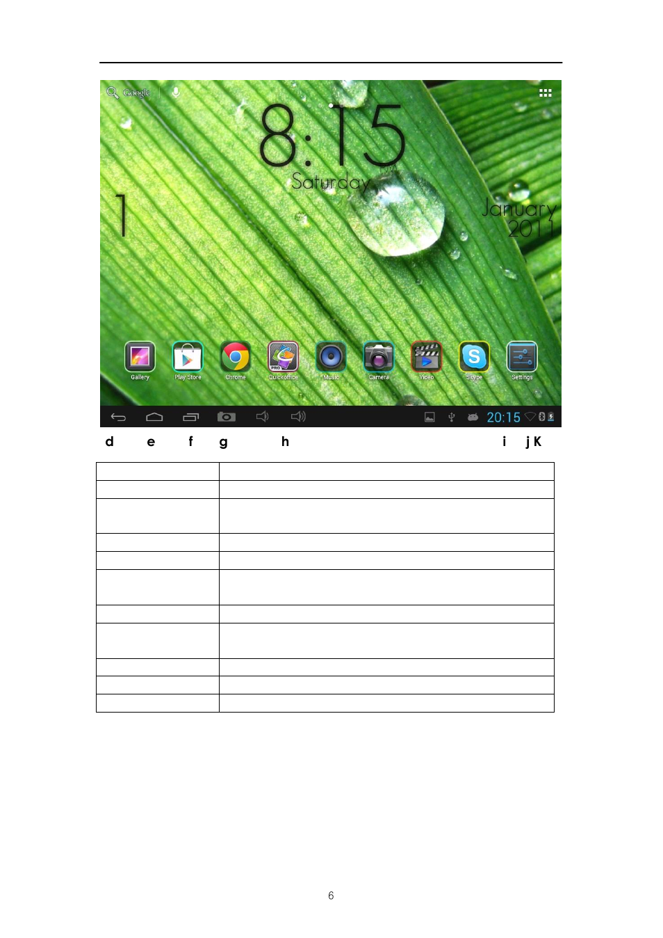 PiPO M5 User Manual | Page 6 / 25