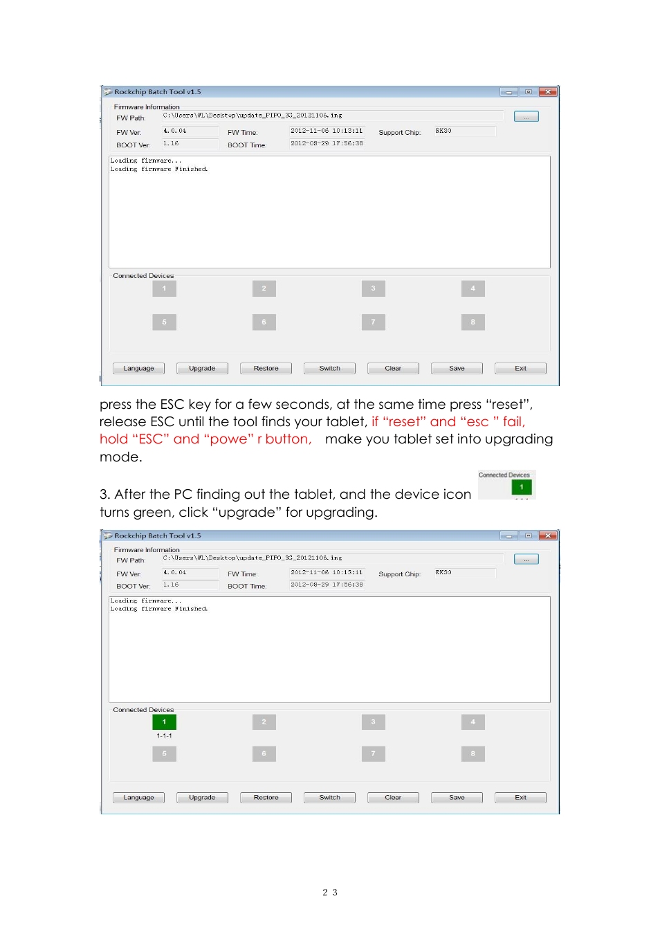 PiPO Max-M7 pro 3G User Manual | Page 23 / 27