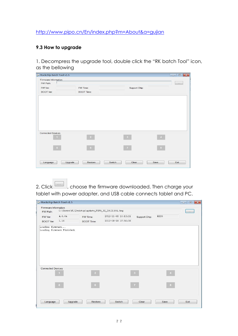 PiPO Max-M7 pro User Manual | Page 22 / 26