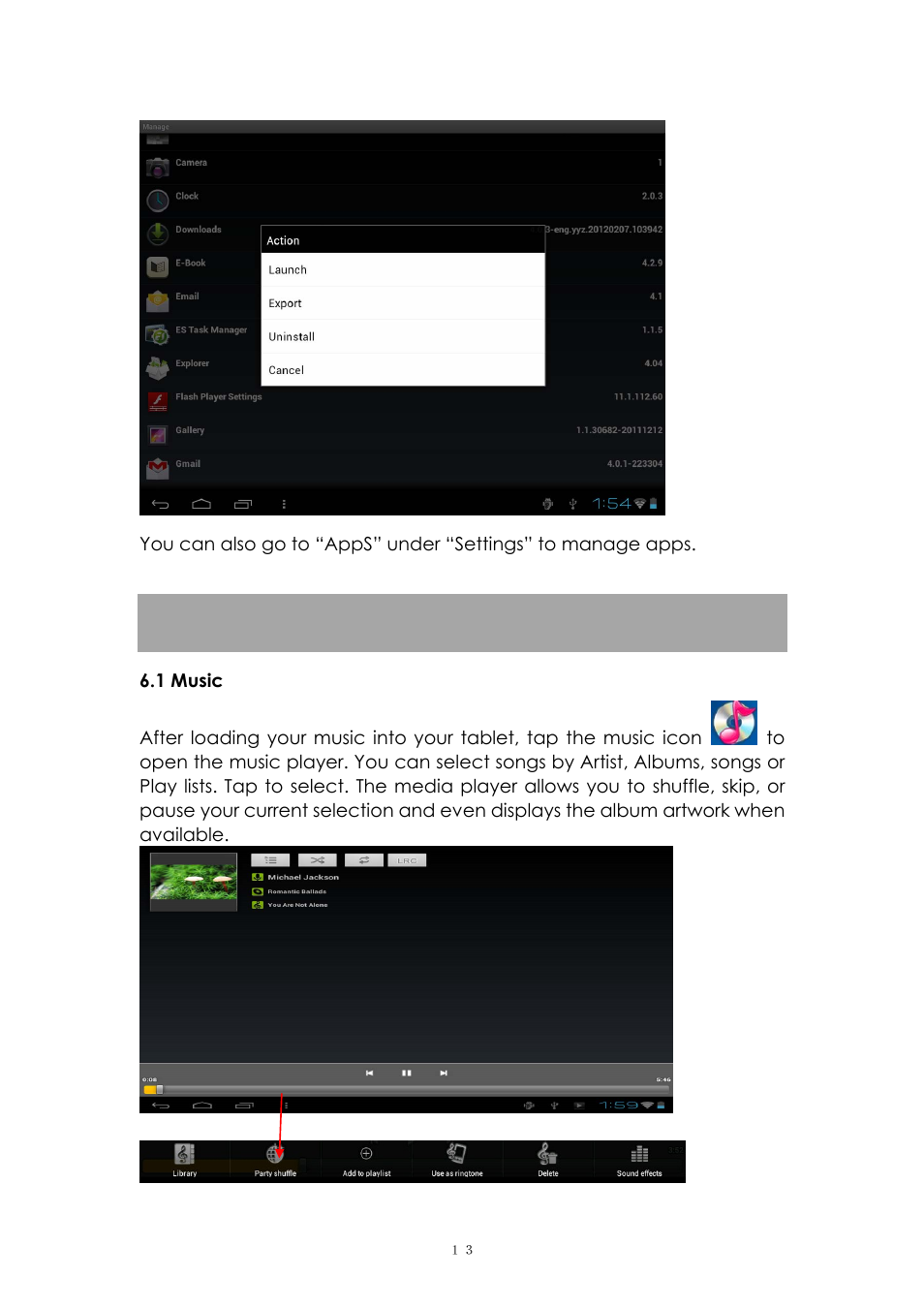 PiPO M8 pro User Manual | Page 13 / 32