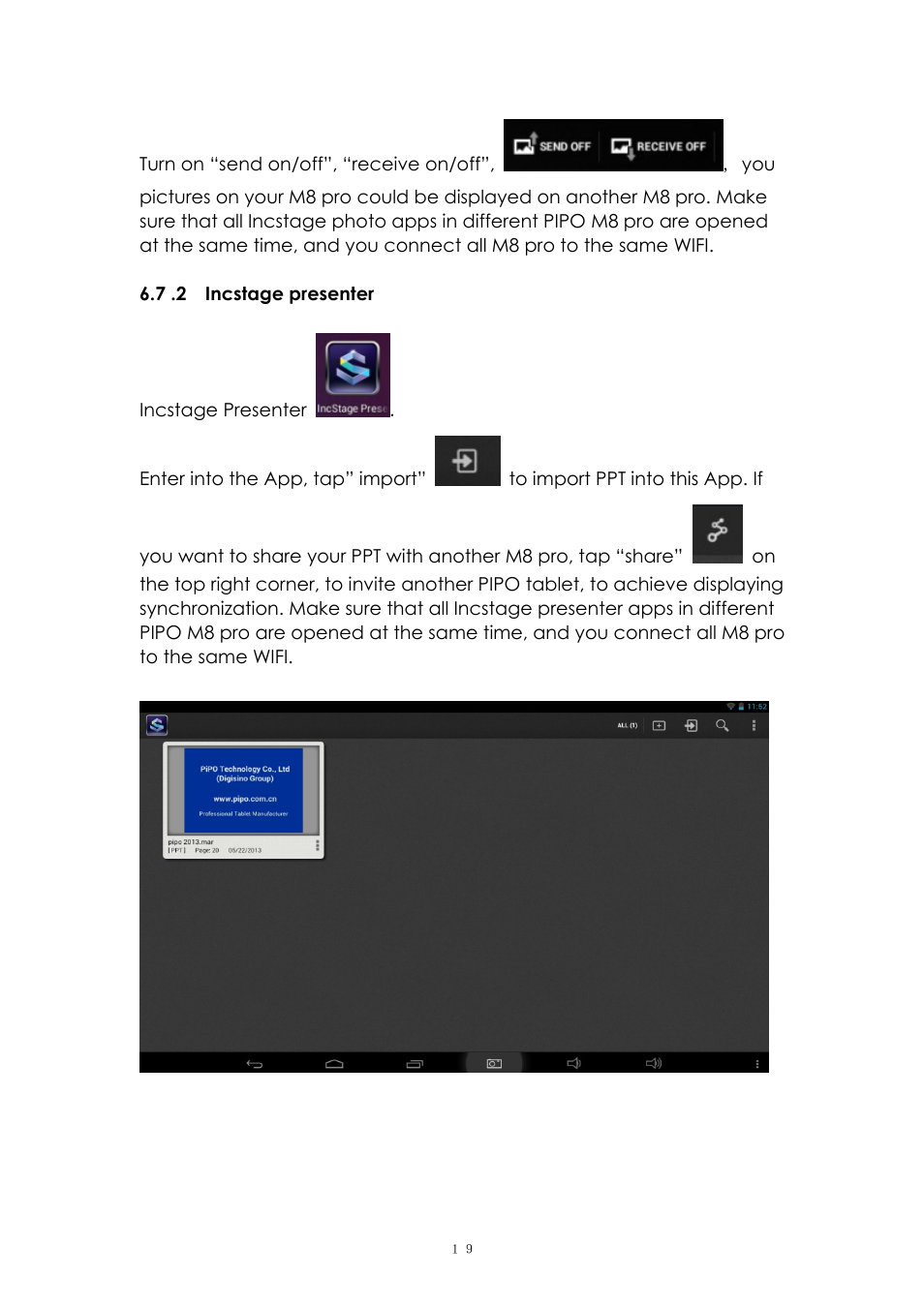 PiPO M8 pro User Manual | Page 19 / 32
