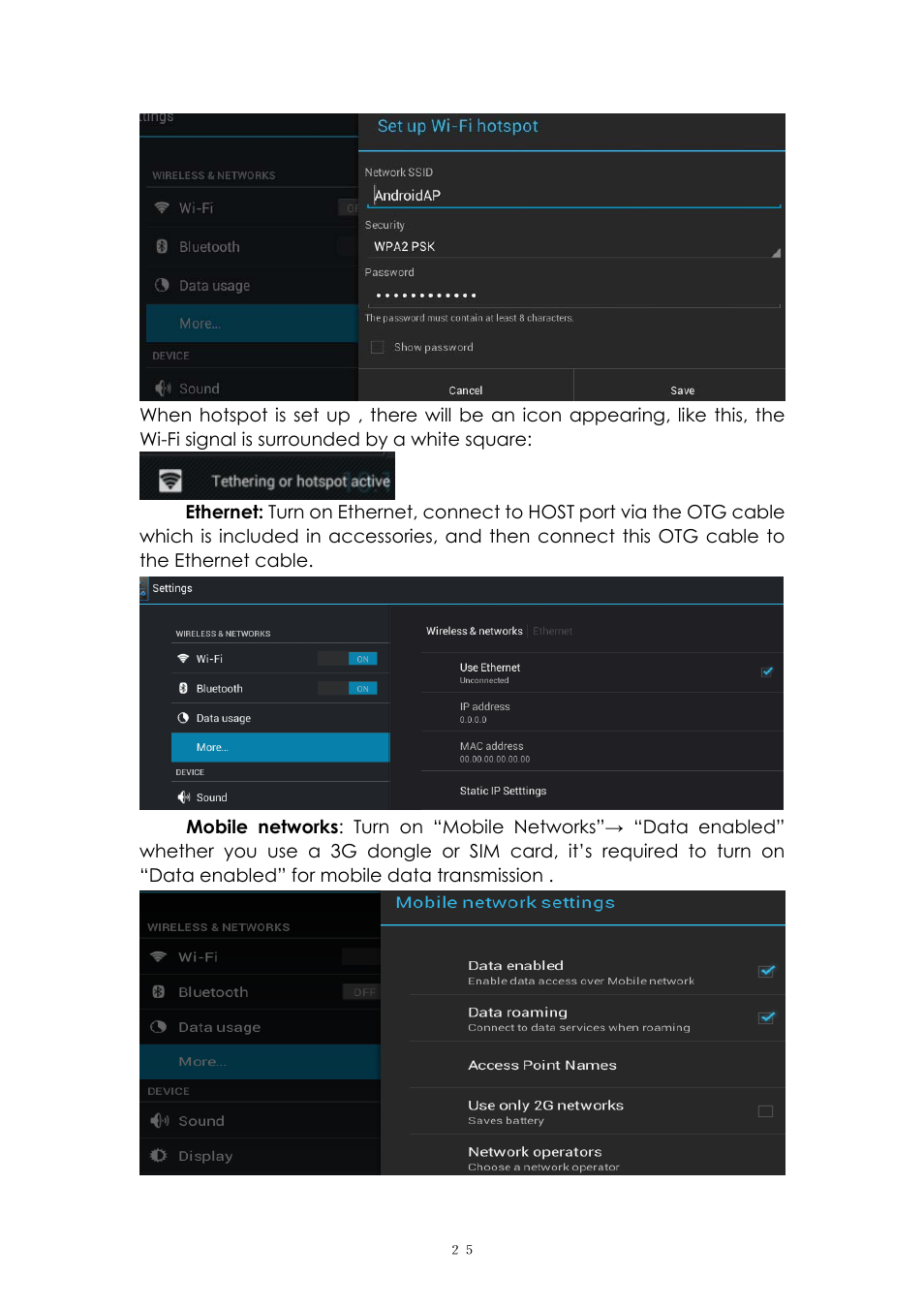 PiPO M8 pro User Manual | Page 25 / 32