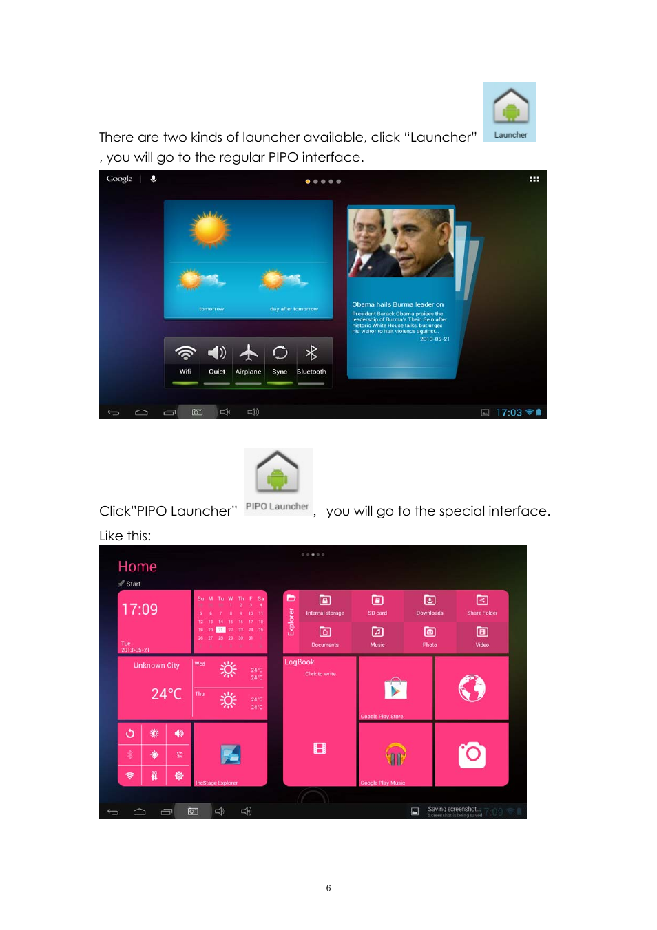 PiPO M8 pro User Manual | Page 6 / 32