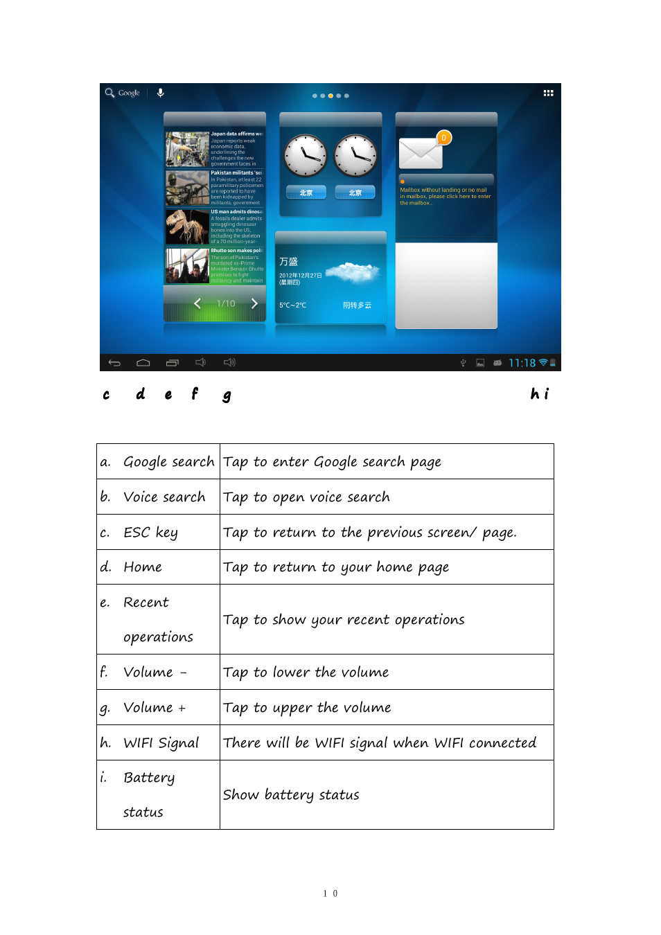 PiPO M9 User Manual | Page 10 / 35
