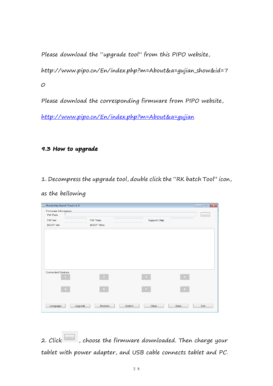 PiPO M9 User Manual | Page 28 / 35