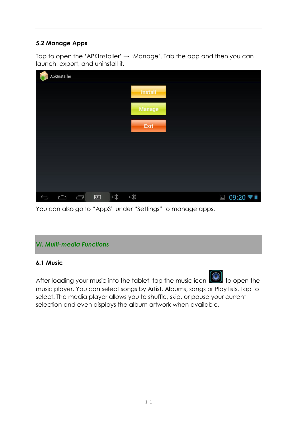 PiPO S3 User Manual | Page 11 / 18