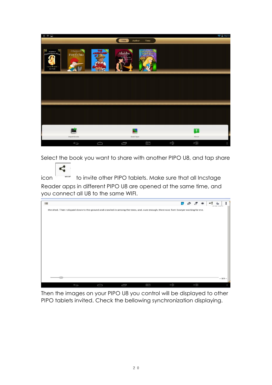 PiPO Ultra-U8 User Manual | Page 20 / 32
