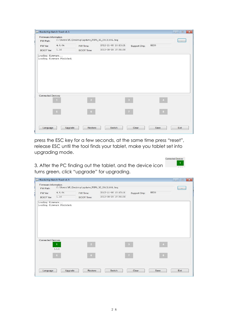 PiPO Ultra-U8 User Manual | Page 28 / 32