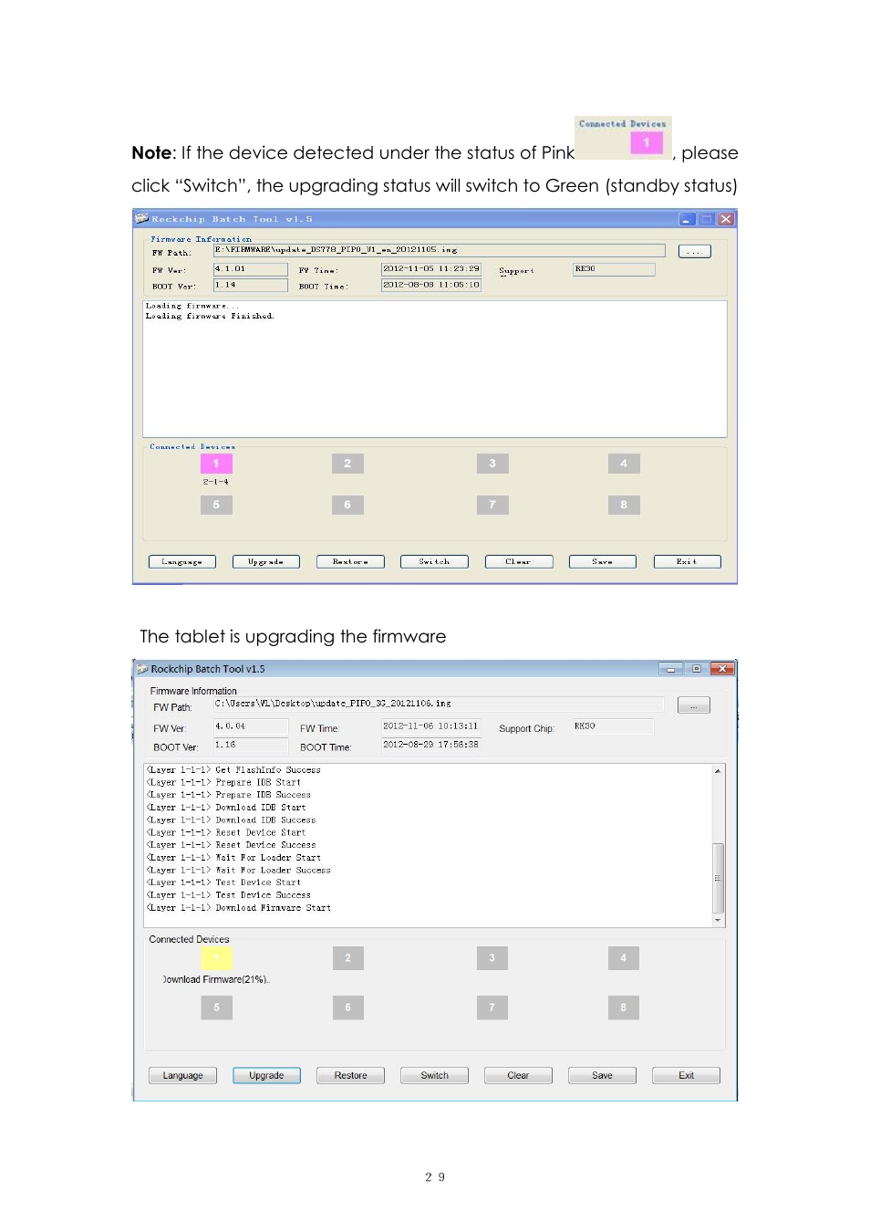 PiPO Ultra-U8 User Manual | Page 29 / 32