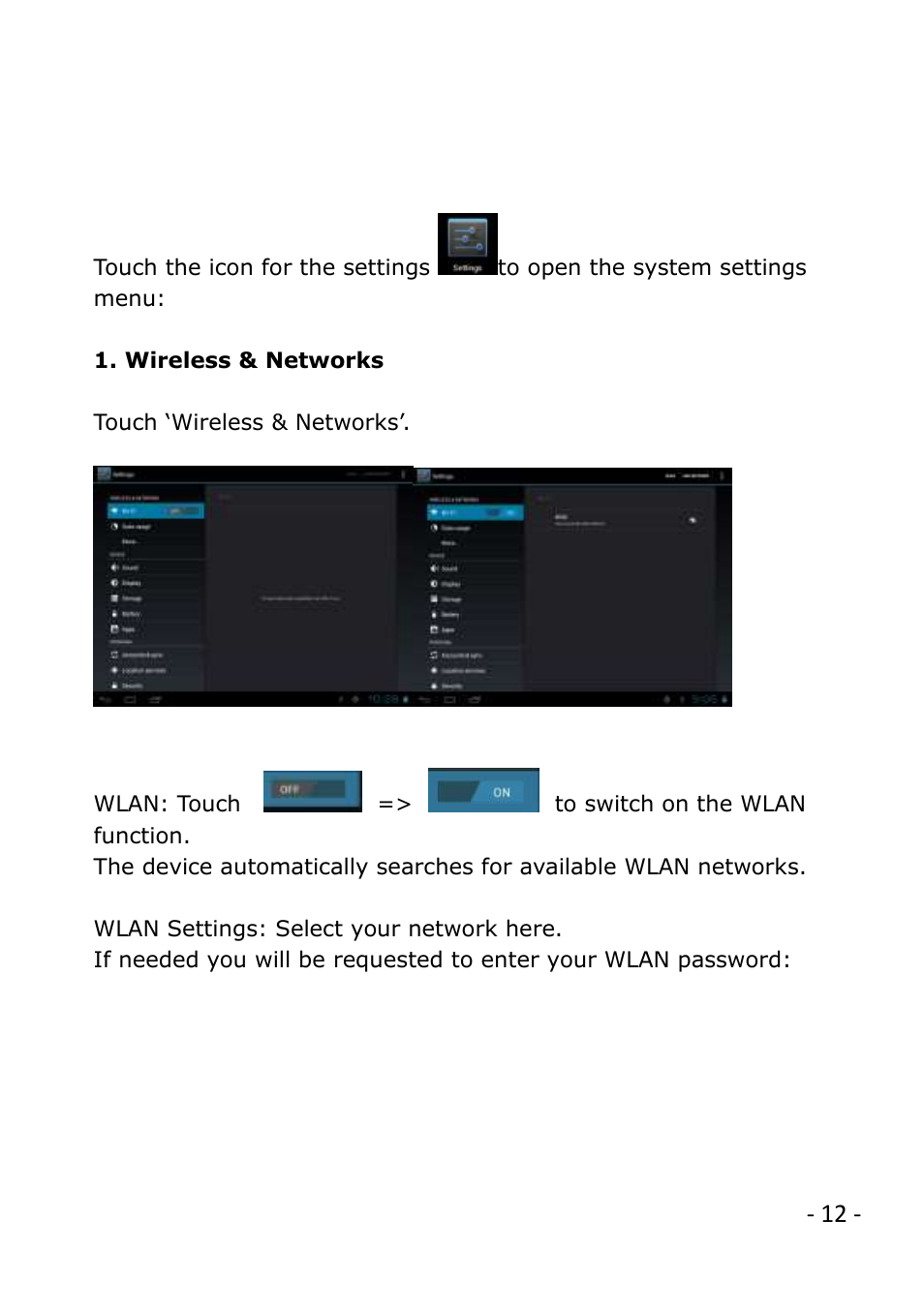 PiPO V4 User Manual | Page 12 / 20