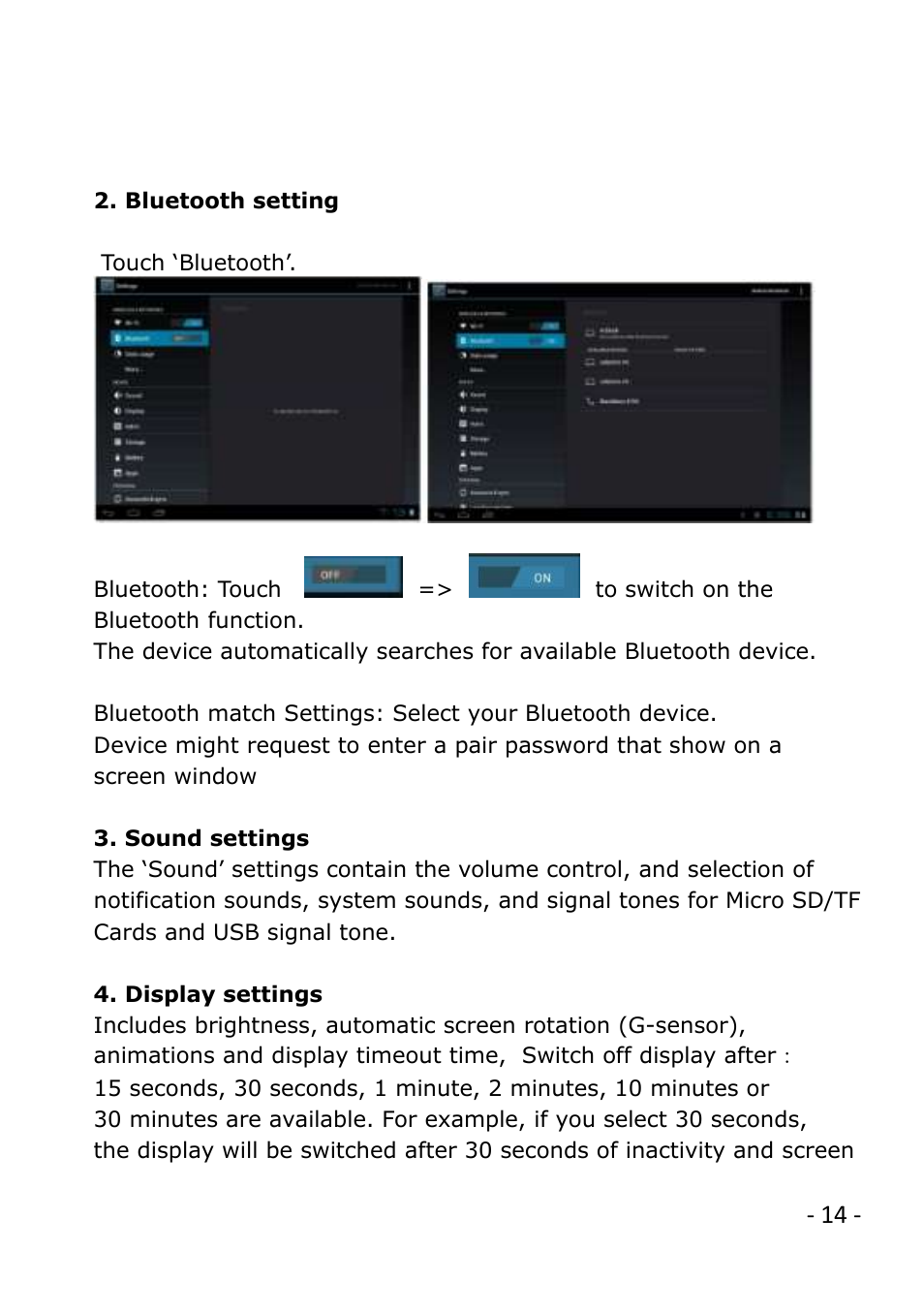 PiPO V4 User Manual | Page 14 / 20