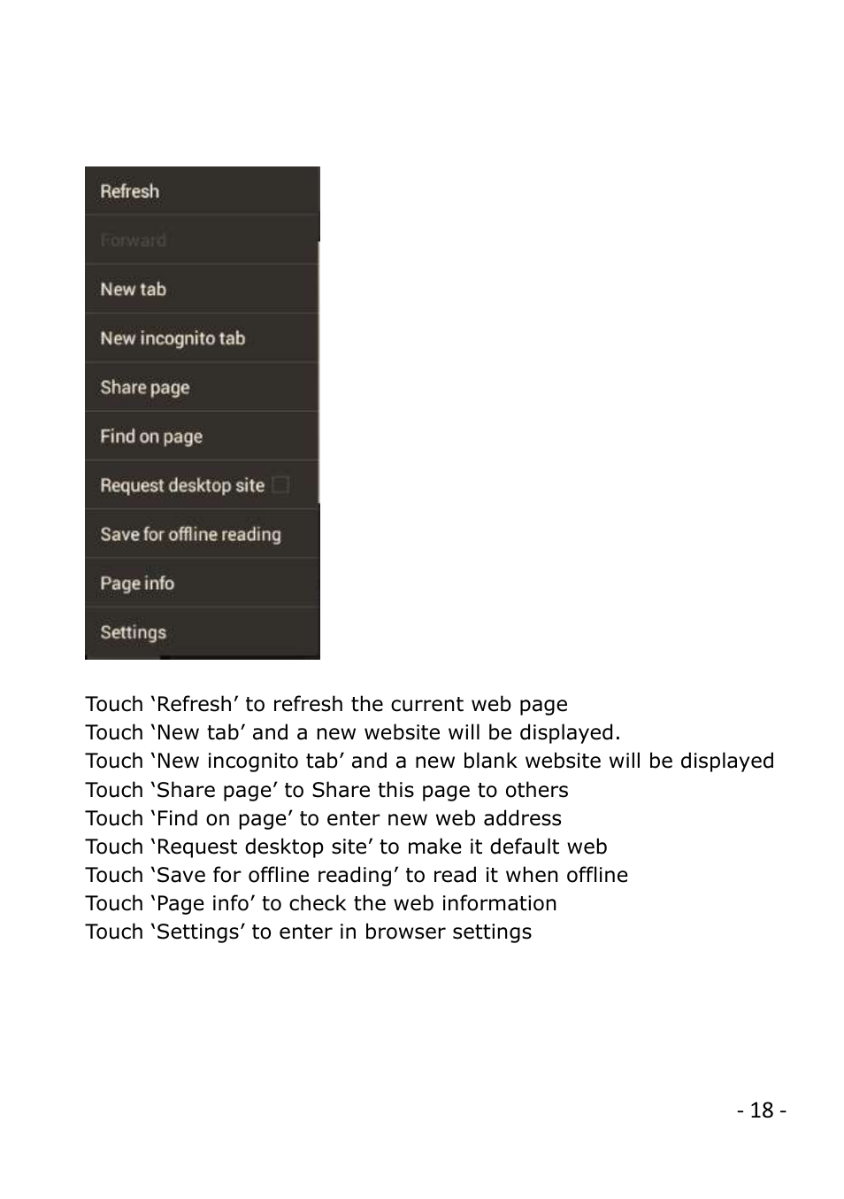 PiPO V4 User Manual | Page 18 / 20