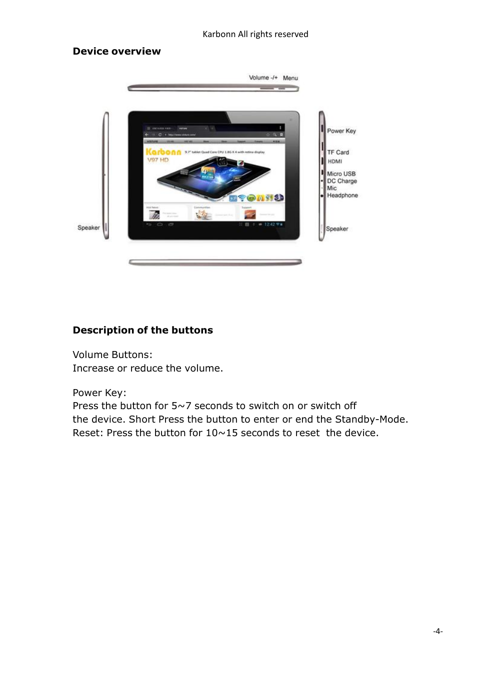 PiPO V97 HD User Manual | Page 4 / 18