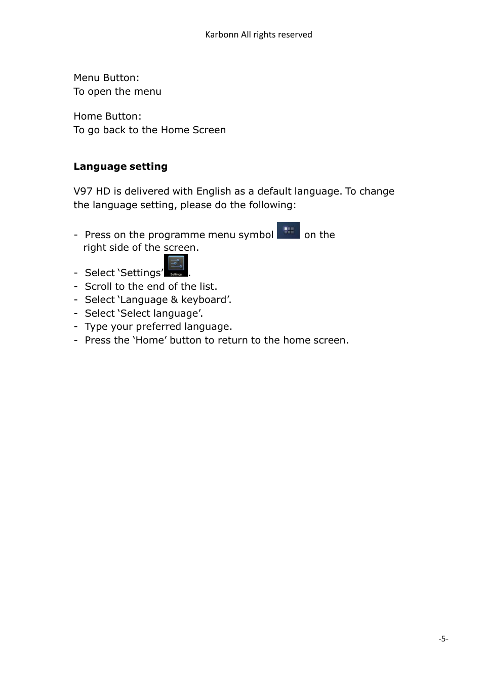 PiPO V97 HD User Manual | Page 5 / 18