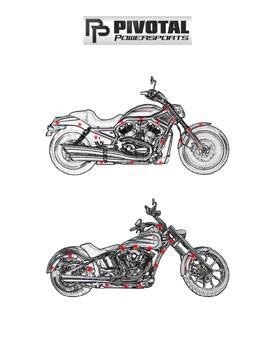 Pivotal Powersports Recommended Mounting Locations User Manual | 2 pages