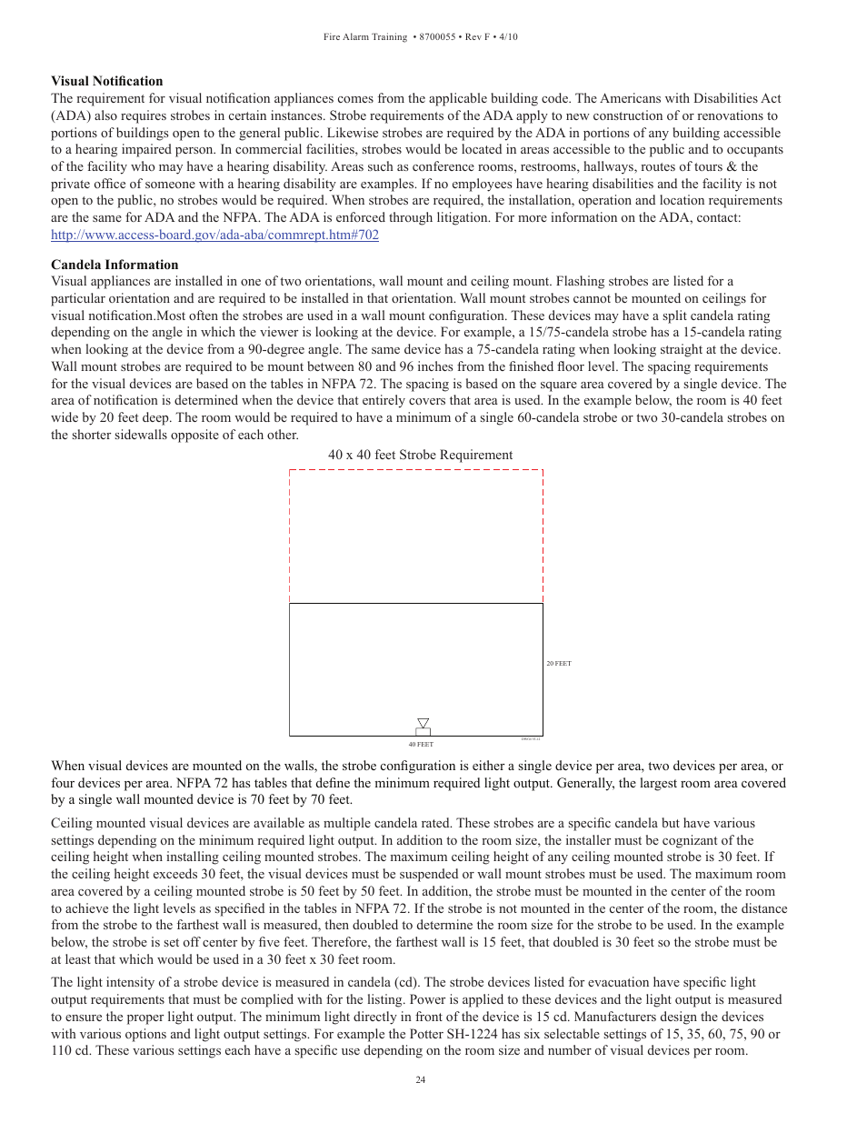 Potter Fire Alarm Systems User Manual | Page 26 / 34