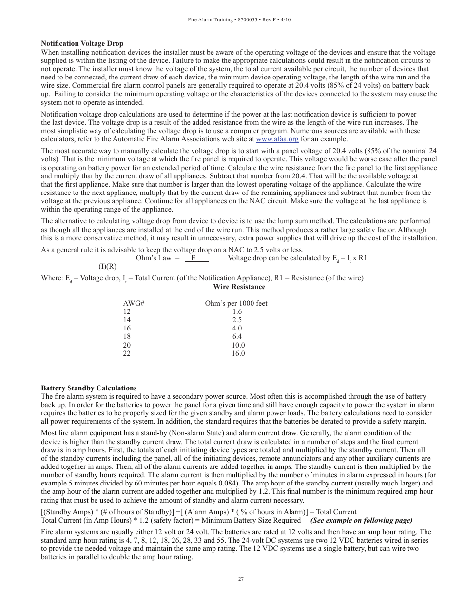 Potter Fire Alarm Systems User Manual | Page 29 / 34