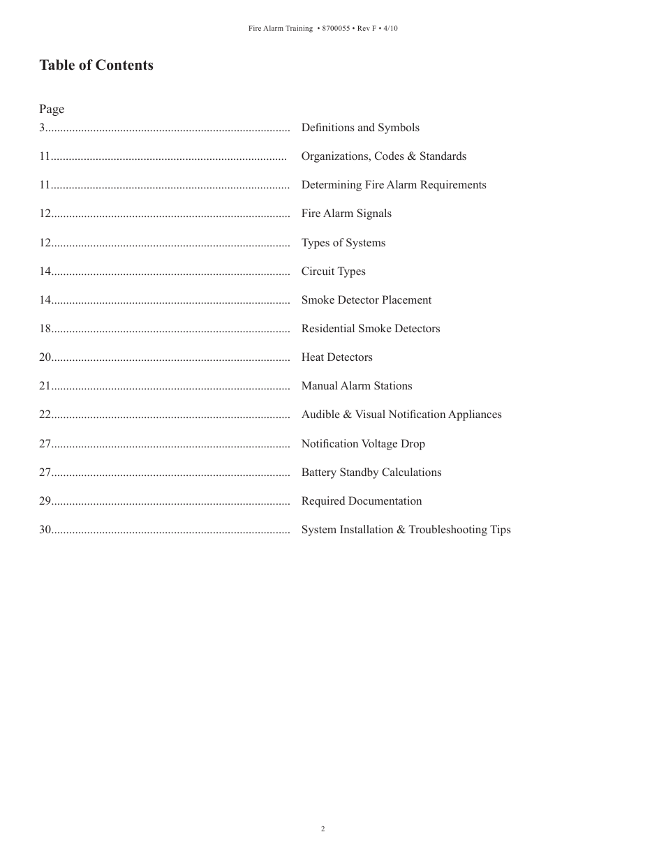 Potter Fire Alarm Systems User Manual | Page 4 / 34