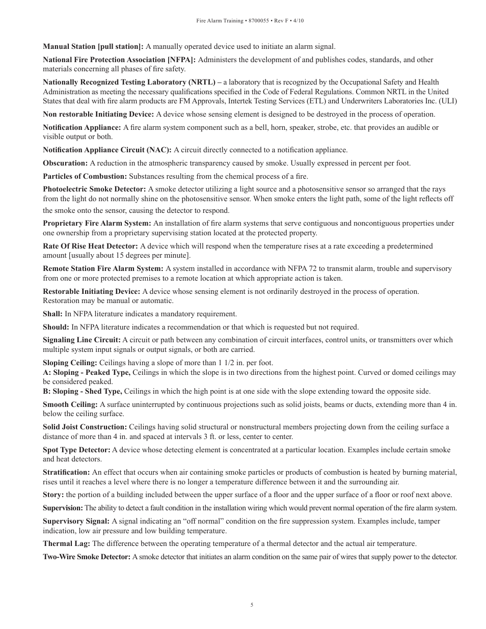 Potter Fire Alarm Systems User Manual | Page 7 / 34